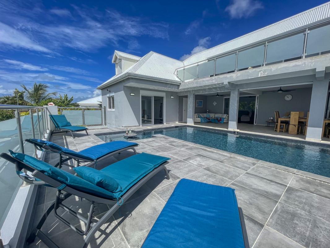 41.Location villa piscine vue mer St François Guadeloupe_Piscine
